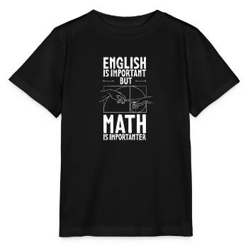 Geometry Golden Ratio Math Fibonacci - Stanley/Stella MINI CREATOR Kids’ T-Shirt - black - Front - Mikhail (115cm)