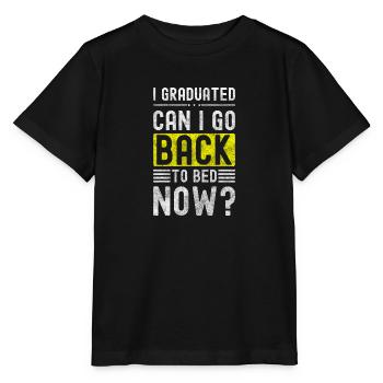 Fête de l’ordinateur du collège étudiant - T-shirt bio MINI CREATOR Stanley/Stella Enfant - noir - Devant - Mikhail (115cm)