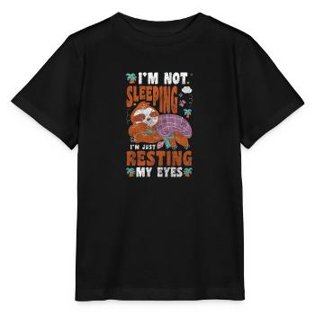 Schlaf Erholung Ausruhen Entspannung - Stanley/Stella Kinder T-Shirt MINI CREATOR  - Schwarz - Vorne - Mikhail (115cm)