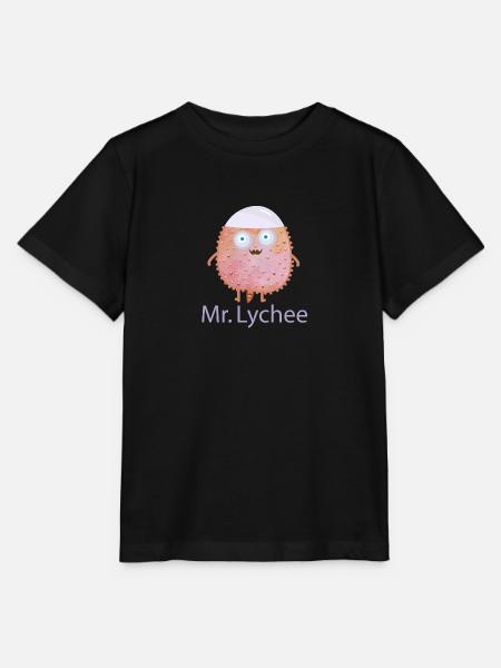 Mr Lychee - Stanley/Stella Kinder T-Shirt MINI CREATOR  - Schwarz