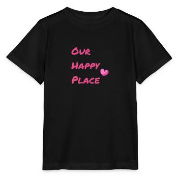 Notre Happy Place Rouge - T-shirt bio MINI CREATOR Stanley/Stella Enfant - noir - Devant - Mikhail (115cm)