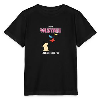 Volleyballerin Ostern Geschenk Volleyballspielerin - Stanley/Stella Kinder T-Shirt MINI CREATOR  - Schwarz - Vorne - Mikhail (115cm)