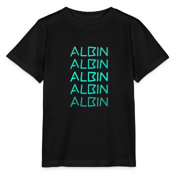Junge Albin - Stanley/Stella Kinder T-Shirt MINI CREATOR  - Schwarz - Vorne - Mikhail (115cm)