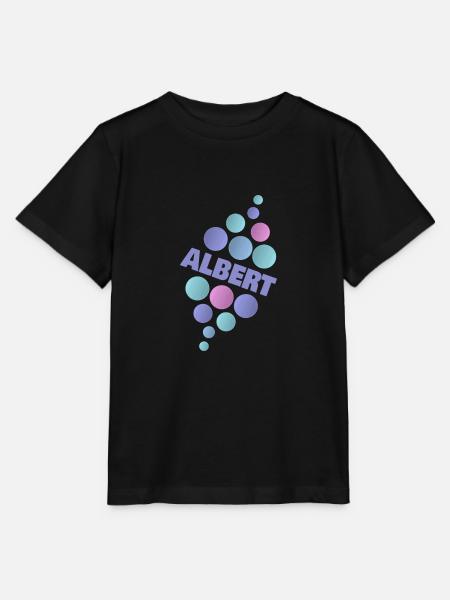 Vorname Albert - Stanley/Stella Kinder T-Shirt MINI CREATOR  - Schwarz