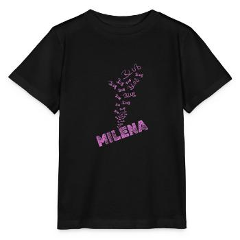 Milena - Stanley/Stella Kinder T-Shirt MINI CREATOR  - Schwarz - Vorne - Mikhail (115cm)
