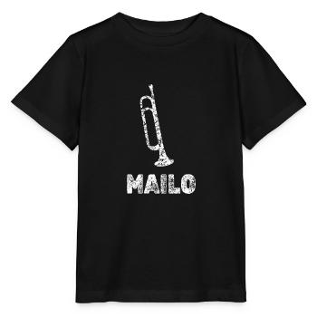 Mailo comme musique de cuivres - T-shirt bio MINI CREATOR Stanley/Stella Enfant - noir - Devant - Mikhail (115cm)