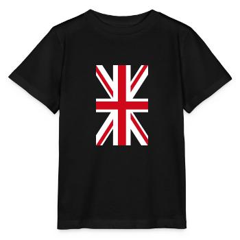 Britische Flagge Großbritannien Flagge Union Jack United - Stanley/Stella Kinder T-Shirt MINI CREATOR  - Schwarz - Vorne - Mikhail (115cm)