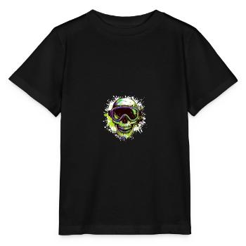 Ski Skull Lunettes de ski Skull - T-shirt bio MINI CREATOR Stanley/Stella Enfant - noir - Devant - Mikhail (115cm)