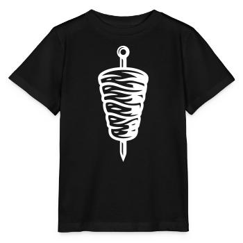 Symbole kebab - T-shirt bio MINI CREATOR Stanley/Stella Enfant - noir - Devant - Mikhail (115cm)