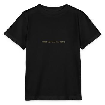Programmer Nerd IT Joke Developer Home - Stanley/Stella MINI CREATOR Kids’ T-Shirt - black - Front - Mikhail (115cm)
