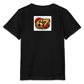 Cadre Golden67 Rose - T-shirt bio MINI CREATOR Stanley/Stella Enfant - noir - Devant - Mikhail (115cm)