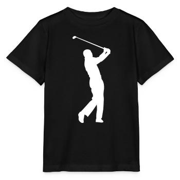 Golf Golfer Golfspieler Golfplatz - Stanley/Stella Kinder T-Shirt MINI CREATOR  - Schwarz - Vorne - Mikhail (115cm)