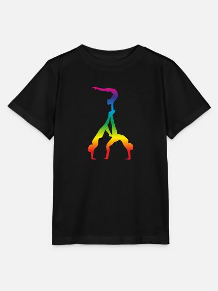 Akrobatik, Turnen - Stanley/Stella Kinder T-Shirt MINI CREATOR - Schwarz