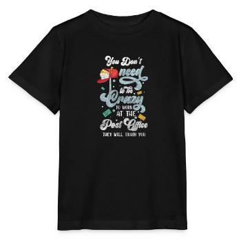 Postbote Paket Kurier Briefzusteller - Stanley/Stella Kinder T-Shirt MINI CREATOR  - Schwarz - Vorne - Mikhail (115cm)