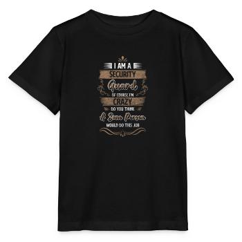 Sicherheit Gebäude Fachkraft - Stanley/Stella Kinder T-Shirt MINI CREATOR  - Schwarz - Vorne - Mikhail (115cm)