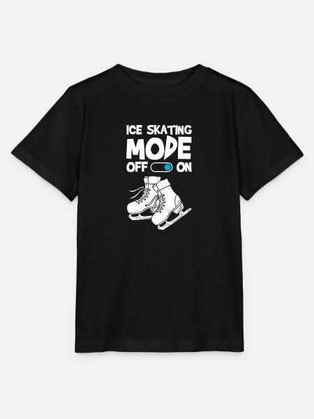 Eislaufen Kunst Hobby Eisbahn - Stanley/Stella Kinder T-Shirt MINI CREATOR - Schwarz