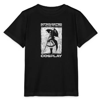 Costume Masque Passion Bande dessinée - T-shirt bio MINI CREATOR Stanley/Stella Enfant - noir - Devant - Mikhail (115cm)