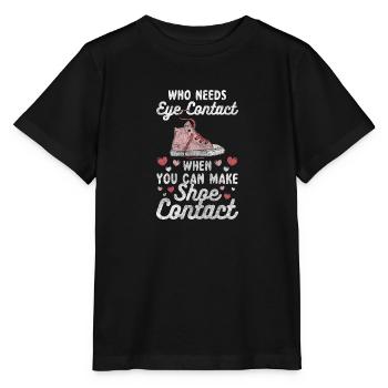 Schuhe Sammeln Trend Kaufsüchtig - Stanley/Stella Kinder T-Shirt MINI CREATOR  - Schwarz - Vorne - Mikhail (115cm)