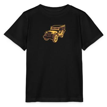 altgedienter Geländewagen - Stanley/Stella MINI CREATOR Kids’ T-Shirt - black - Front - Mikhail (115cm)
