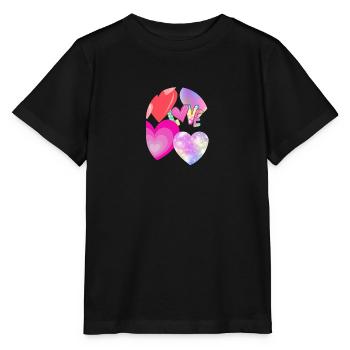 Love Overflow - Stanley/Stella Kinder T-Shirt MINI CREATOR  - Schwarz - Vorne - Mikhail (115cm)