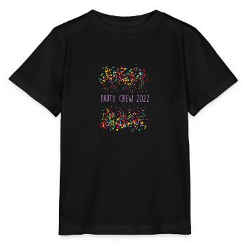 Party Crew 2022,Party,Party Crew,Confetti - Stanley/Stella MINI CREATOR Kids’ T-Shirt - black - Front - Mikhail (115cm)