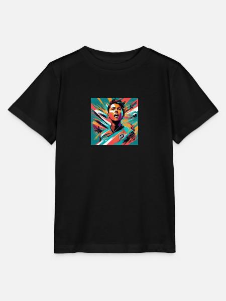 Fußball Emotion - Stanley/Stella Kinder T-Shirt MINI CREATOR - Schwarz