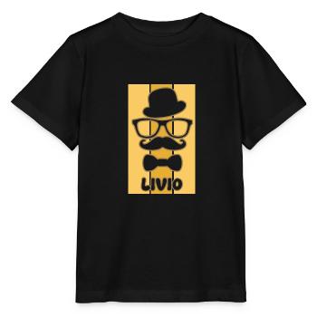 First name Livio - Stanley/Stella MINI CREATOR Kids’ T-Shirt - black - Front - Mikhail (115cm)