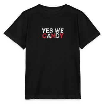 Yes We Candy Geschenkidee Süßigkeit lustig - Stanley/Stella Kinder T-Shirt MINI CREATOR  - Schwarz - Vorne - Mikhail (115cm)