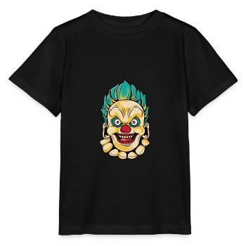 Böser Clown Entertainer Geschenk - Stanley/Stella Kinder T-Shirt MINI CREATOR  - Schwarz - Vorne - Mikhail (115cm)