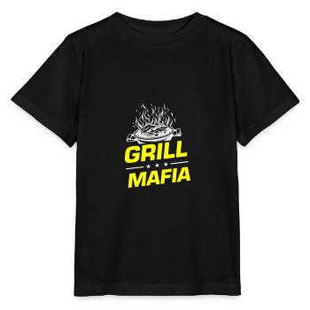 Grill Mafia Grillen Spruch - Stanley/Stella Kinder T-Shirt MINI CREATOR  - Schwarz - Vorne - Mikhail (115cm)