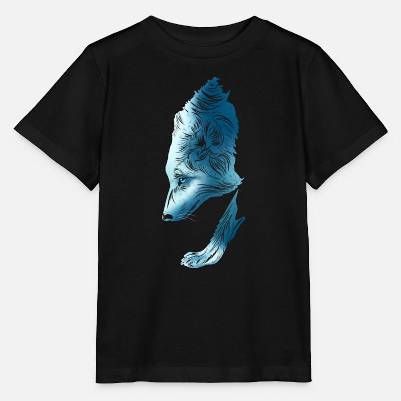 Loup - T-shirt bio MINI CREATOR Stanley/Stella Enfant - noir