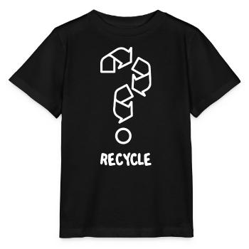 Recycle (dark) - Stanley/Stella MINI CREATOR Kids’ T-Shirt - black - Front - Mikhail (115cm)