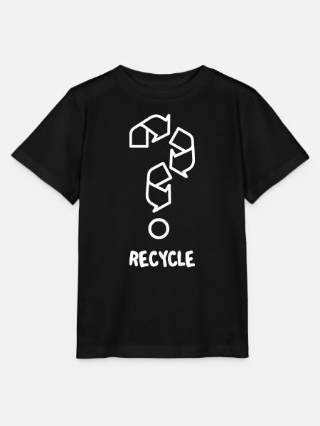 Recyceln (dunkel) - Stanley/Stella Kinder T-Shirt MINI CREATOR - Schwarz