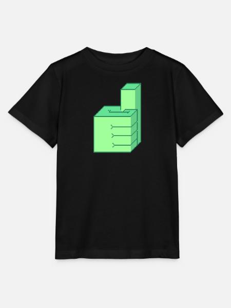 GUTE FPS - Stanley/Stella Kinder T-Shirt MINI CREATOR  - Schwarz
