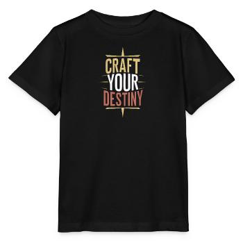 Façonnez votre destin - T-shirt bio MINI CREATOR Stanley/Stella Enfant - noir - Devant - Mikhail (115cm)