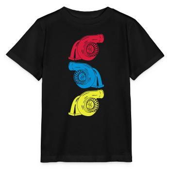 Turbo 3 er - Stanley/Stella Kinder T-Shirt MINI CREATOR  - Schwarz - Vorne - Mikhail (115cm)