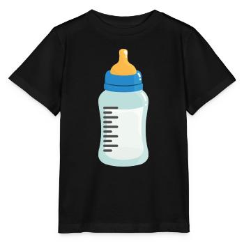 Baby Flasche - Stanley/Stella Kinder T-Shirt MINI CREATOR  - Schwarz - Vorne - Mikhail (115cm)