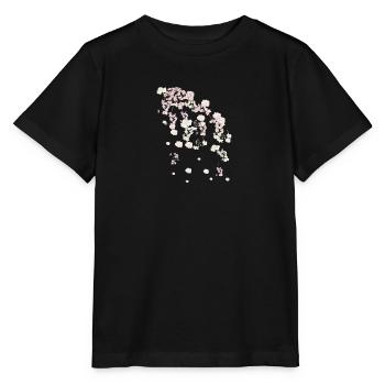 Printemps,vrilles,fleurs,fleurs,fleurs,fleurs,floraison - T-shirt bio MINI CREATOR Stanley/Stella Enfant - noir - Devant - Mikhail (115cm)