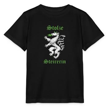 Stolze Steirerin - Stanley/Stella Kinder T-Shirt MINI CREATOR  - Schwarz - Vorne - Mikhail (115cm)