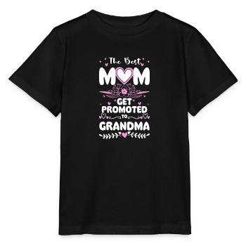 Grandma Grandchild Family Love - Stanley/Stella MINI CREATOR Kids’ T-Shirt - black - Front - Mikhail (115cm)