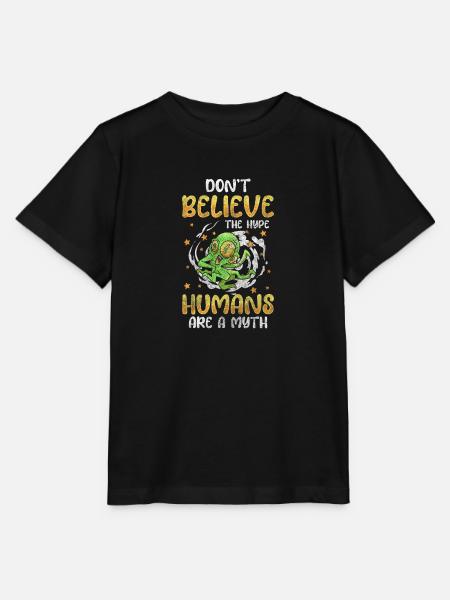 Ufo Raumschiff Untertasse Mars - Stanley/Stella Kinder T-Shirt MINI CREATOR  - Schwarz