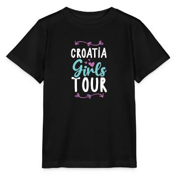 Tournée des filles en Croatie - T-shirt bio MINI CREATOR Stanley/Stella Enfant - noir - Devant - Mikhail (115cm)