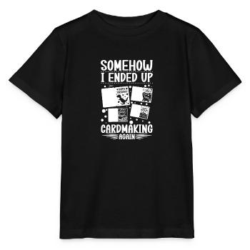 Handmade Cards Crafting Supplies Card Maker - Stanley/Stella MINI CREATOR Kids’ T-Shirt - black - Front - Mikhail (115cm)