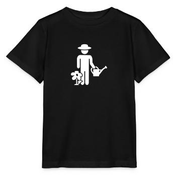 Gärtner - Stanley/Stella Kinder T-Shirt MINI CREATOR  - Schwarz - Vorne - Mikhail (115cm)