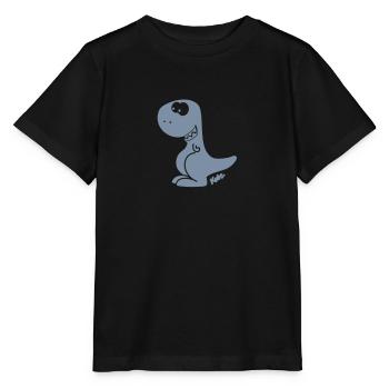 Dinosaurier - Tyrannusaurus Rex - T-shirt bio MINI CREATOR Stanley/Stella Enfant - noir - Devant - Mikhail (115cm)