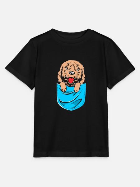 Goldendoodle - Stanley/Stella Kinder T-Shirt MINI CREATOR - Schwarz