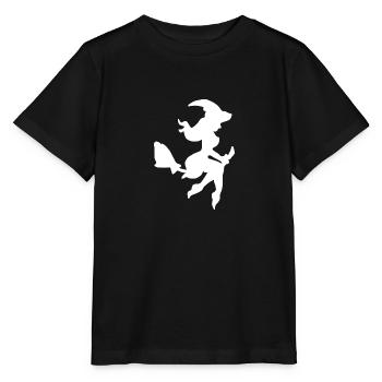 Witch's Besen - Stanley/Stella MINI CREATOR Kids’ T-Shirt - black - Front - Mikhail (115cm)