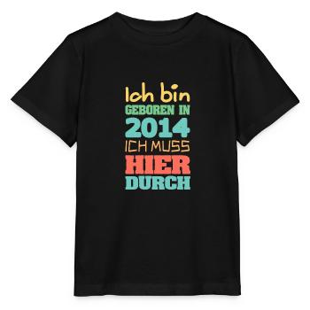 geboren 2014 - Stanley/Stella Kinder T-Shirt MINI CREATOR  - Schwarz - Vorne - Mikhail (115cm)