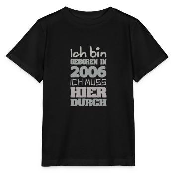 geboren 2006 - Stanley/Stella Kinder T-Shirt MINI CREATOR  - Schwarz - Vorne - Mikhail (115cm)