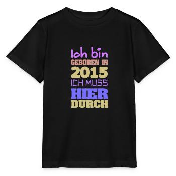 geboren 2015 - Stanley/Stella Kinder T-Shirt MINI CREATOR  - Schwarz - Vorne - Mikhail (115cm)